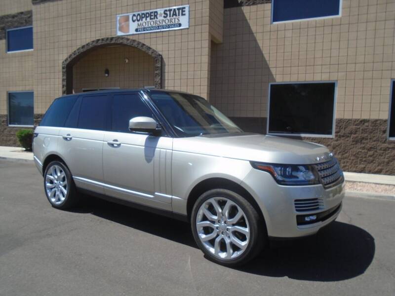 2013 Land Rover Range Rover for sale at COPPER STATE MOTORSPORTS in Phoenix AZ