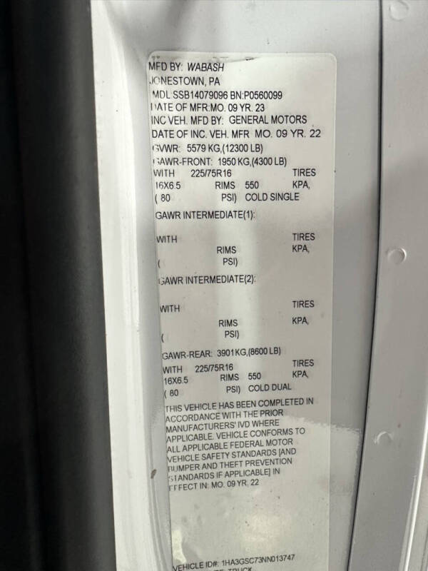 2022 Chevrolet Express 3500