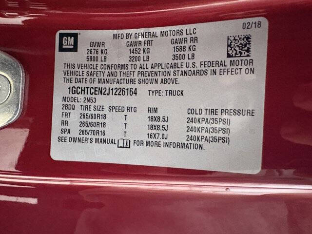 2018 Chevrolet Colorado LT