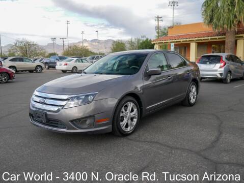 2012 Ford Fusion for sale at CAR WORLD in Tucson AZ