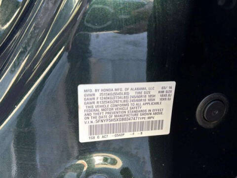 2016 Honda Pilot EX-L