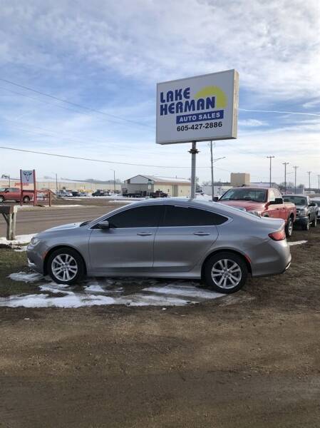2015 Chrysler 200 for sale at Lake Herman Auto Sales in Madison SD