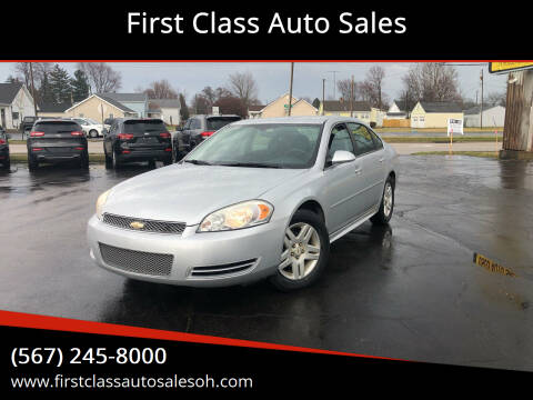 2012 Chevrolet Impala for sale at First Class Auto Sales in Fostoria OH