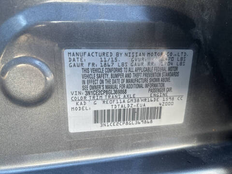 2016 Nissan Versa Note SV