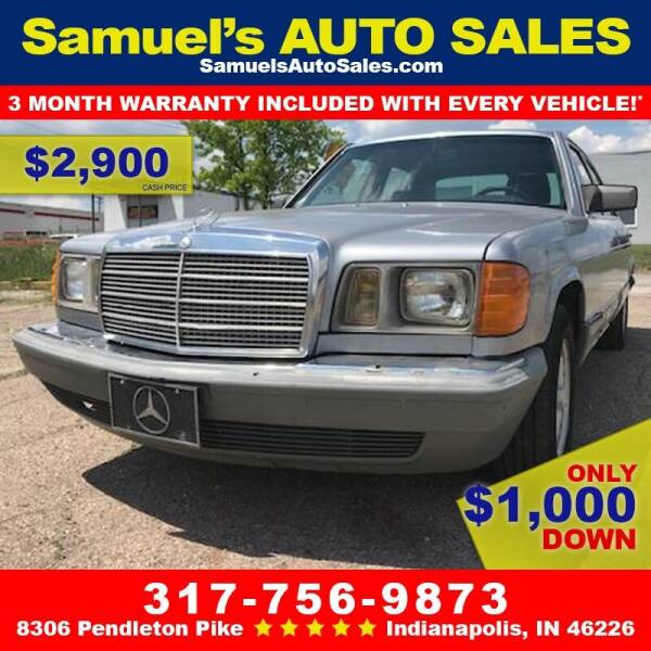 1983 Mercedes-Benz 300-Class for sale at Samuel's Auto Sales in Indianapolis IN
