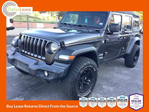 2018 Jeep Wrangler Unlimited for sale at Dallas Auto Finance in Dallas TX