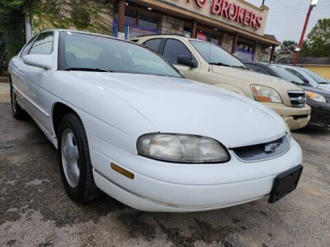 1999 Chevrolet Monte Carlo for sale at USA Auto Brokers in Houston TX