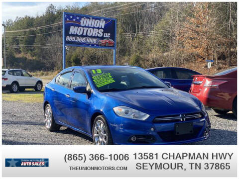 2013 Dodge Dart for sale at Union Motors in Seymour TN