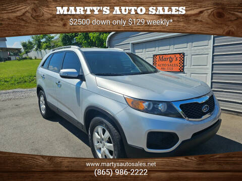 2012 Kia Sorento for sale at Marty's Auto Sales in Lenoir City TN