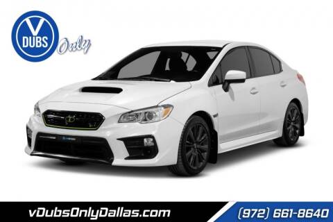 2020 Subaru WRX for sale at VDUBS ONLY in Plano TX