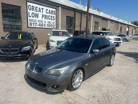 2008 BMW 5 Series for sale at BARCLAY MOTOR COMPANY in Arlington TX