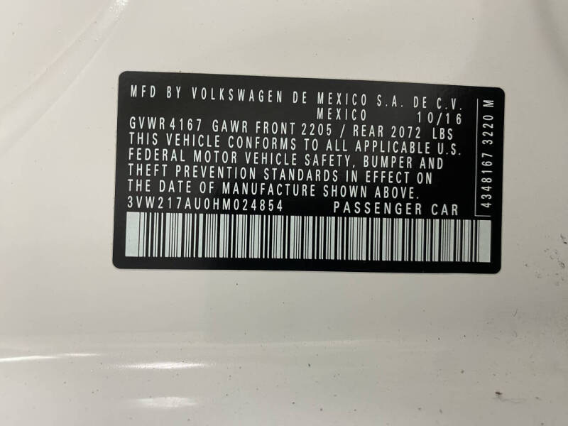 2017 Volkswagen Golf TSI Wolfsburg Edition