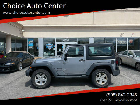 2014 Jeep Wrangler for sale at Choice Auto Center in Shrewsbury MA