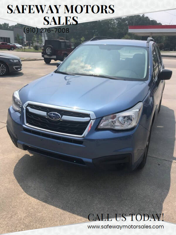 2017 Subaru Forester for sale at Safeway Motors Sales in Laurinburg NC