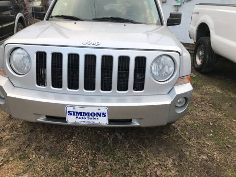 2010 Jeep Patriot for sale at Simmons Auto Sales in Denison TX