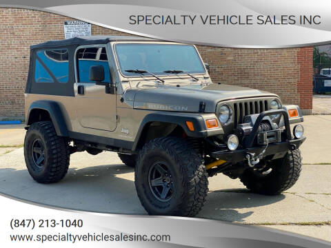 Jeep Wrangler For Sale in Skokie, IL - SPECIALTY VEHICLE SALES INC