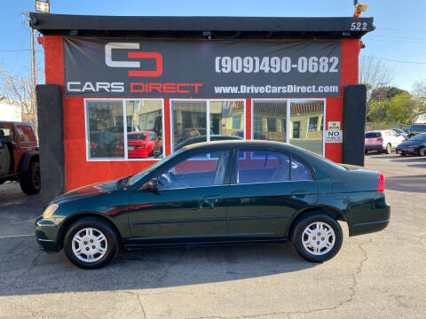 2002 Honda Civic for sale at Cars Direct in Ontario CA