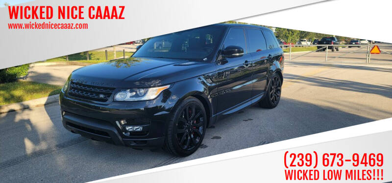 2015 Land Rover Range Rover Sport for sale at WICKED NICE CAAAZ in Cape Coral FL