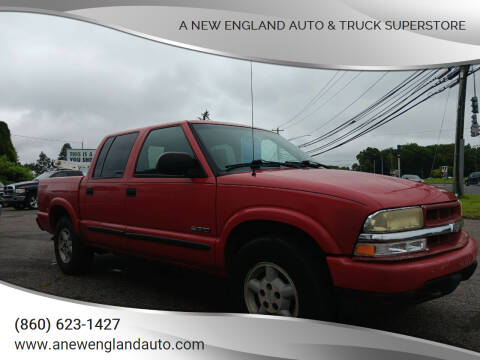2003 Chevrolet S-10 for sale at A NEW ENGLAND AUTO & TRUCK SUPERSTORE in East Windsor CT