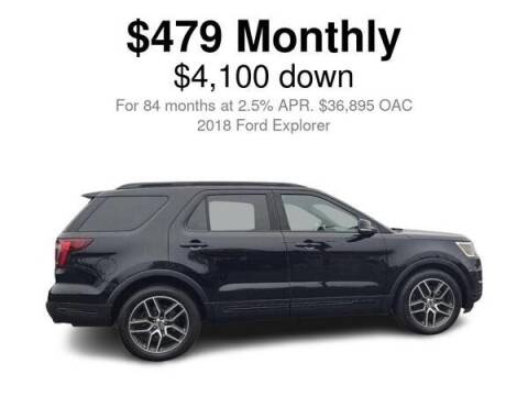 2018 Ford Explorer for sale at L&T Auto Sales in Three Rivers MI