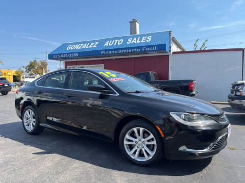 2015 Chrysler 200 for sale at Gonzalez Auto Sales in Joliet IL