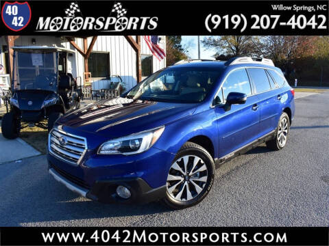 2017 Subaru Outback for sale at 4042 Motorsports in Willow Spring NC