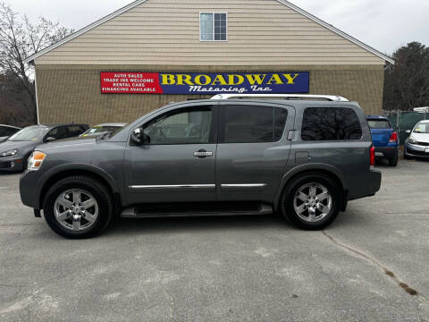 2014 Nissan Armada for sale at Broadway Motoring Inc. in Ayer MA