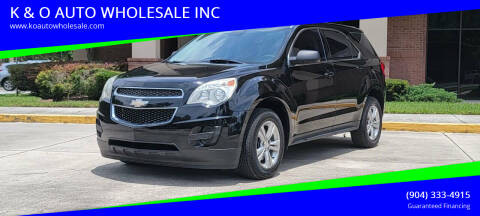 2015 Chevrolet Equinox for sale at K & O AUTO WHOLESALE INC in Jacksonville FL