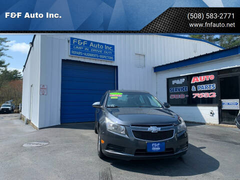 2013 Chevrolet Cruze for sale at F&F Auto Inc. in West Bridgewater MA