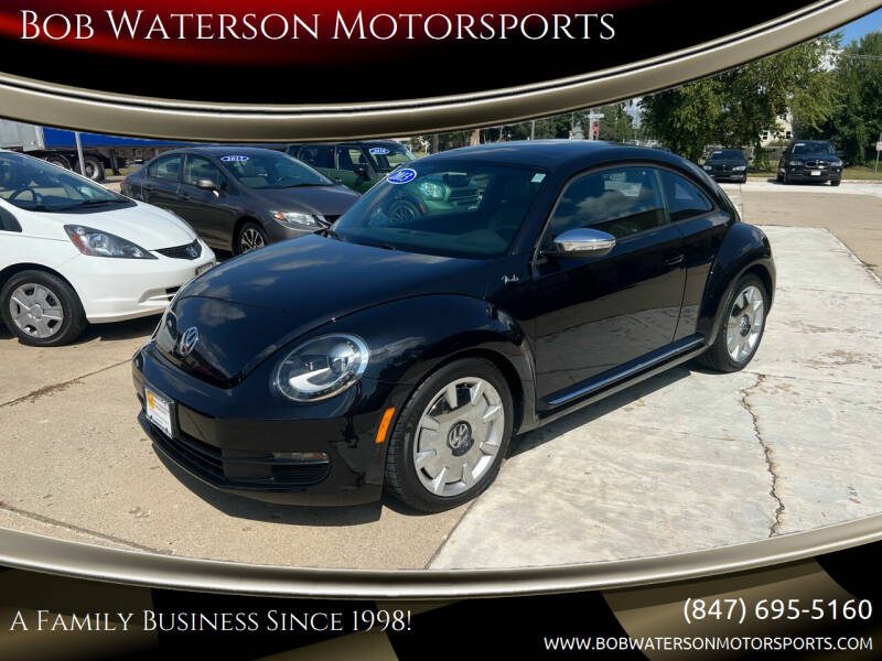 2013 Volkswagen Beetle for sale at Bob Waterson Motorsports in South Elgin IL
