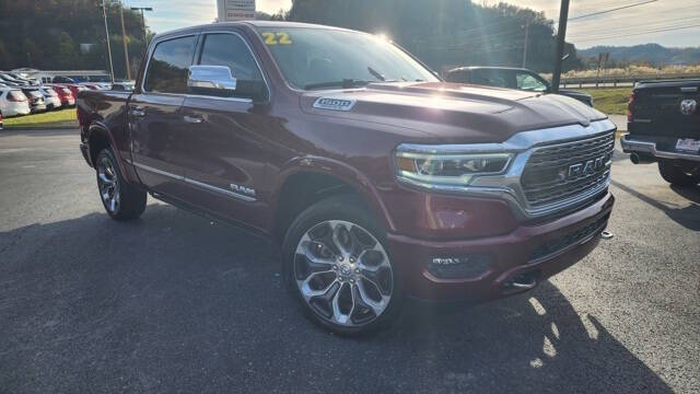 Used 2022 RAM Ram 1500 Pickup Limited with VIN 1C6SRFHTXNN455200 for sale in Hazard, KY