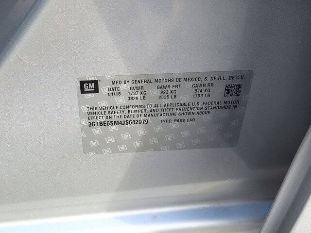 2018 Chevrolet Cruze LT Auto