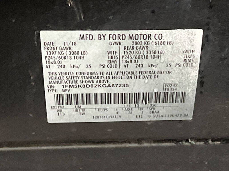 2019 Ford Explorer XLT