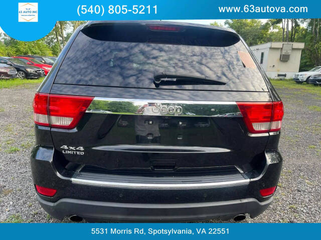 2012 Jeep Grand Cherokee for sale at 63 Auto Inc in Spotsylvania, VA