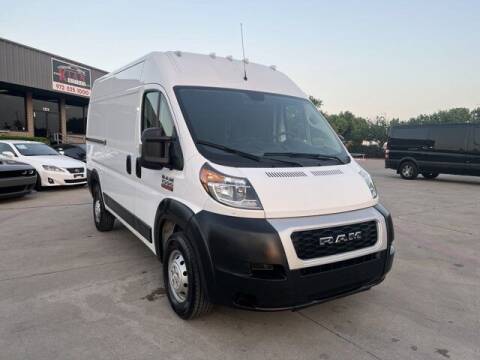 2020 RAM ProMaster Cargo for sale at KIAN MOTORS INC in Plano TX