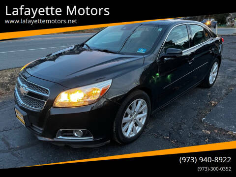 2013 Chevrolet Malibu for sale at Lafayette Motors in Lafayette NJ