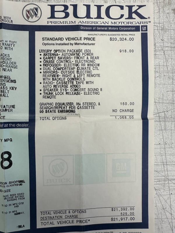 1994 Buick Regal Gran Sport