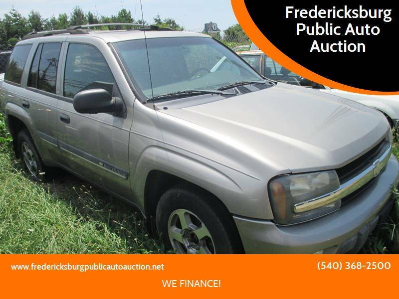 2002 Chevrolet TrailBlazer for sale at FPAA in Fredericksburg VA