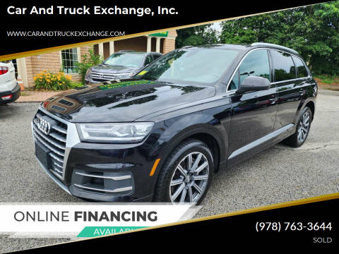 2017 Audi Q7 for sale at Car and Truck Exchange, Inc. in Rowley MA