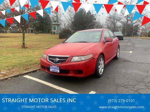 2004 Acura TSX for sale at STRAIGHT MOTOR SALES INC in Paterson NJ
