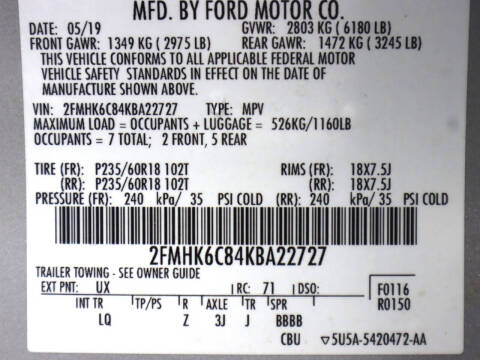 2019 Ford Flex SEL