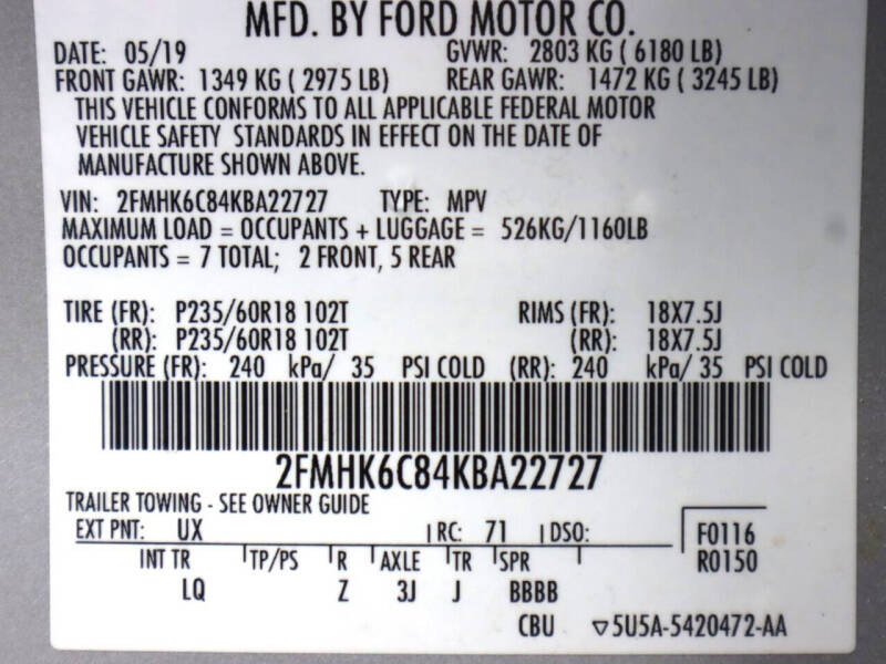 2019 Ford Flex SEL