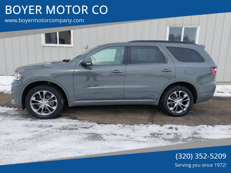 2020 Dodge Durango for sale at BOYER MOTOR CO in Sauk Centre MN