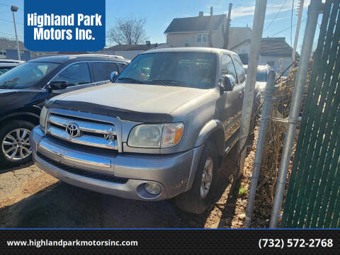 2005 Toyota Tundra for sale at Highland Park Motors Inc. in Highland Park NJ