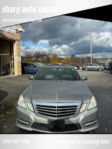 2013 Mercedes-Benz E-Class for sale at sharp auto center in Worcester MA