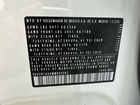 2021 Volkswagen Tiguan