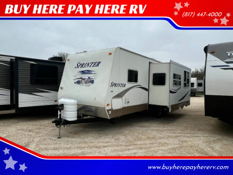 2008 Keystone Sprinter 264BHS for sale at BUY HERE PAY HERE RV in Burleson TX