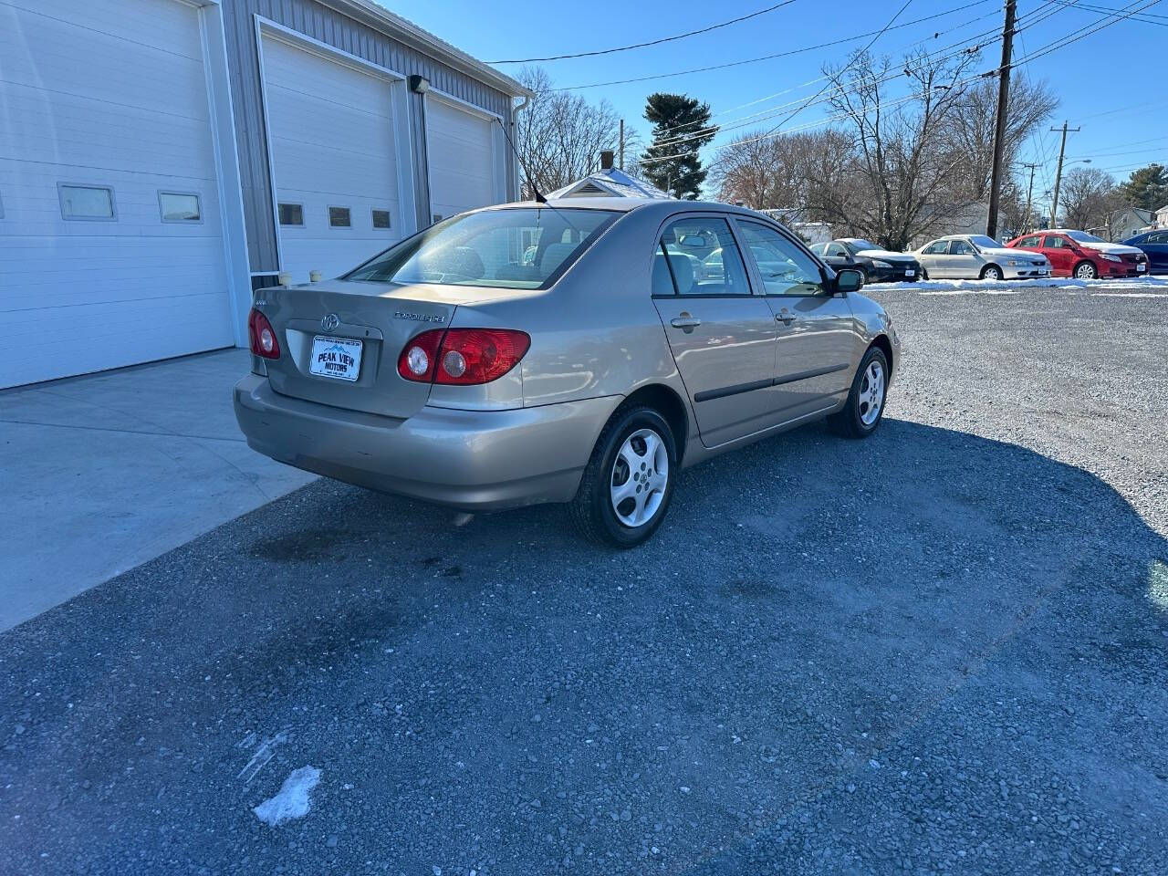 2007 Toyota Corolla for sale at PEAK VIEW MOTORS in Mount Crawford, VA