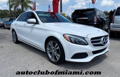 2016 Mercedes-Benz C-Class for sale at AUTO CLUB OF MIAMI, INC in Miami FL