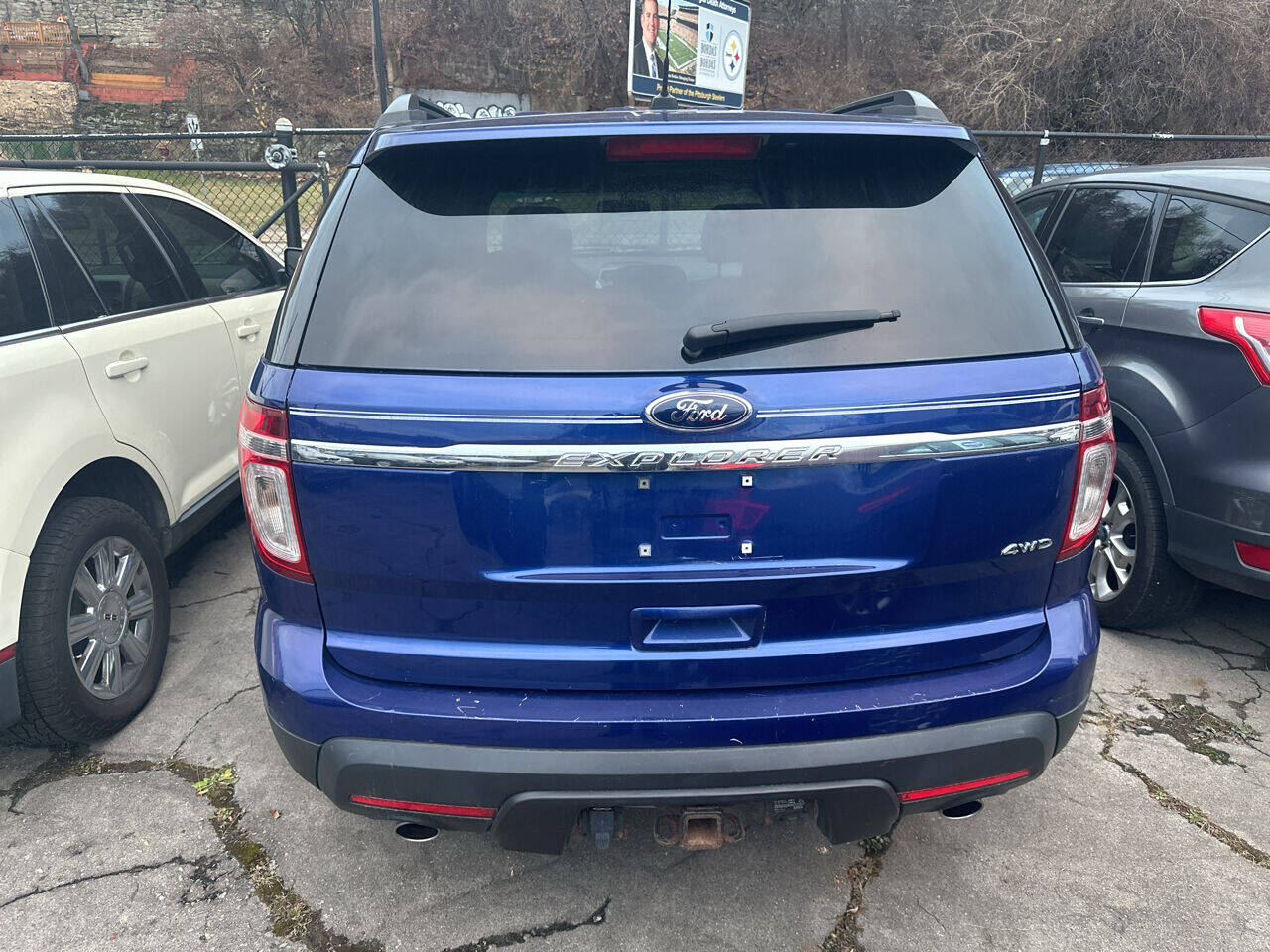 Blue 2015 Ford Explorer Base AWD Base 4dr SUV 10
